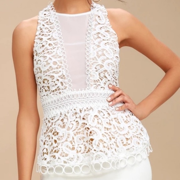 DO+BE Tops - Do+Be💖Lace Peplum Tops